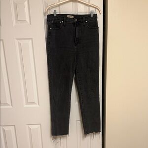 Madewell Black Ankle Jeans
